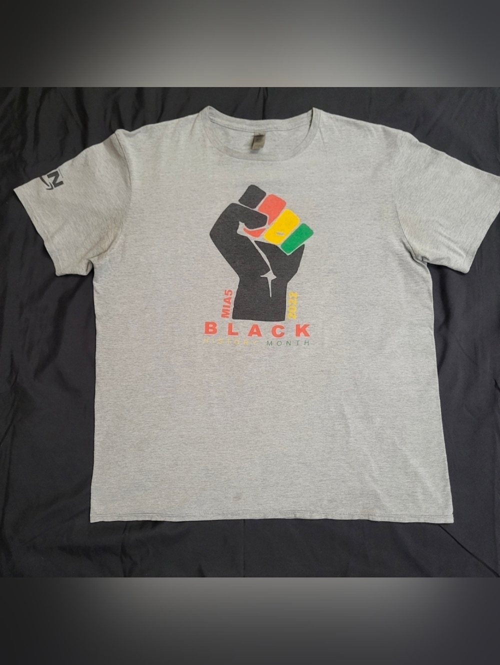 Amazon Employee Black Histoey Month 2022 Grey T-Shirt Unisex Adults Size XL